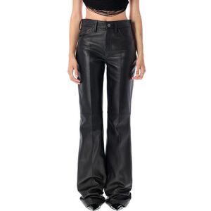 THE ATTICO Women's High-Waisted Flare Leg Trousers Women BLACK Pants